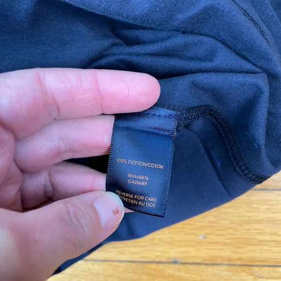 Good Man Brand V-Notch Premium Cotton  T-Shirt, dark navy, size small - Picture 9 of 9